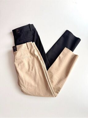 Lot of 2 NWOT Aritzia BABATON Elliot Bi-Stretch Low Rise Grazer Pants, Size 6